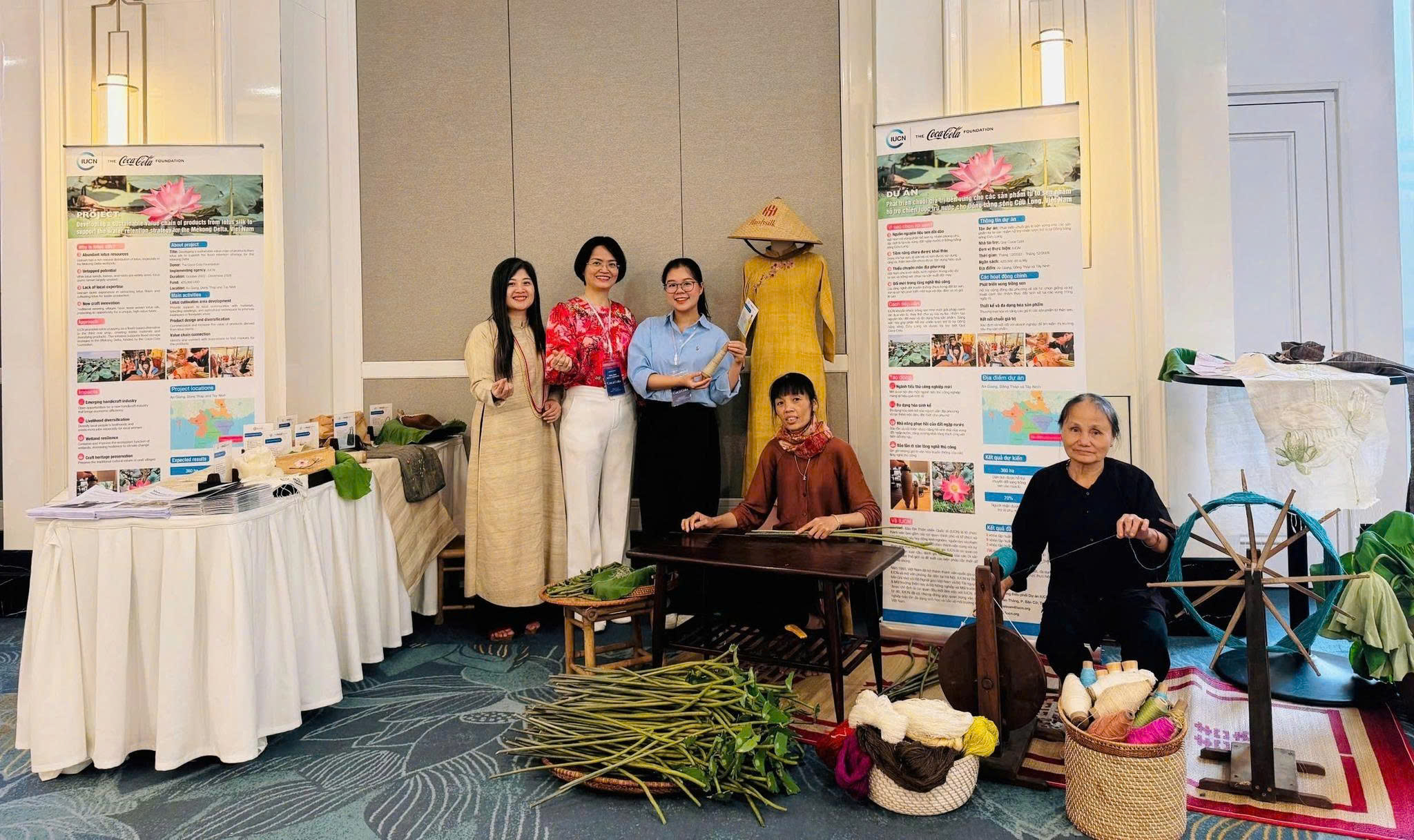 Gian hàng Hanhsilk tại sự kiện IUCN